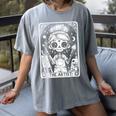 Artist Tarot Card Skeleton Painter Art Teacher Witchy Women's Comfort Colors T-Shirt Gray Artist Tarot Card Skeleton Painter Art Teacher Witchy Women's Comfort Colors T-Shirt Gray