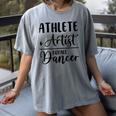 Athlete Plus Artist Equals Dancer Ballerina Teacher Student For Men Women Kids Women's Comfort Colors T-Shirt Gray