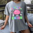Back To School Kiss Your Brain Cute Teacher Appreciation Women's Comfort Colors T-Shirt Gray