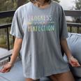 Back To School Progress Over Perfection Motivational Teacher Women's Comfort Colors T-Shirt Gray Back To School Progress Over Perfection Motivational Teacher Women's Comfort Colors T-Shirt Gray