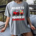 Back To School Teacher Farming Tractor Farmer Kids 100th Day Women's Comfort Colors T-Shirt Gray Back To School Teacher Farming Tractor Farmer Kids 100th Day Women's Comfort Colors T-Shirt Gray