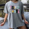 Back To School Third Grade Teacher First Day Of 3rd Grade Women's Comfort Colors T-Shirt Gray Back To School Third Grade Teacher First Day Of 3rd Grade Women's Comfort Colors T-Shirt Gray