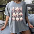 Ballet Ghost Ballet Dancer Spooky Dance Halloween Teacher Women's Comfort Colors T-Shirt Gray Ballet Ghost Ballet Dancer Spooky Dance Halloween Teacher Women's Comfort Colors T-Shirt Gray