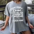 Best Music Teacher For Men Women Musician Band Piano Teacher Women's Comfort Colors T-Shirt Gray
