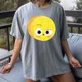 The Big Cheese Good Egg Teacher Halloween Costume Food Group Women's Comfort Colors T-Shirt Gray
