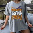 Biology Boo Crew Halloween Biology Teacher Matching For Men Women Kids Women's Comfort Colors T-Shirt Gray