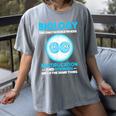 Biology Facts Science Teacher Student Biologist Women's Comfort Colors T-Shirt Gray