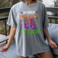 My Broom Broke So Now I Teach Teacher Witch Halloween Women's Comfort Colors T-Shirt Gray My Broom Broke So Now I Teach Teacher Witch Halloween Women's Comfort Colors T-Shirt Gray