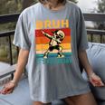 Bruh It's Field Day Teacher Happy Field Day Dabbing Boy Women's Comfort Colors T-Shirt Gray Bruh It's Field Day Teacher Happy Field Day Dabbing Boy Women's Comfort Colors T-Shirt Gray