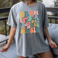Bruh It's A Good Day To Make Music Musician Music Teacher Women's Comfort Colors T-Shirt Gray