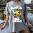 Bumble Bee Squad Honey Bumblebee Teacher Team Group Women's Comfort Colors T-Shirt Gray Bumble Bee Squad Honey Bumblebee Teacher Team Group Women's Comfort Colors T-Shirt Gray