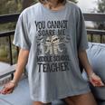 You Cannot Scare Me I'm A Middle School Teacher Halloween Women's Comfort Colors T-Shirt Gray You Cannot Scare Me I'm A Middle School Teacher Halloween Women's Comfort Colors T-Shirt Gray