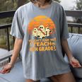 You Can't Scare Me I Teach 4th Grade Teacher Halloween Women's Comfort Colors T-Shirt Gray You Can't Scare Me I Teach 4th Grade Teacher Halloween Women's Comfort Colors T-Shirt Gray
