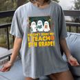 You Can't Scare Me I Teach 5th Grade Teacher Halloween Women's Comfort Colors T-Shirt Gray