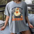You Can't Scare Me I Teach Daycare Teacher Halloween Ghost Women's Comfort Colors T-Shirt Gray You Can't Scare Me I Teach Daycare Teacher Halloween Ghost Women's Comfort Colors T-Shirt Gray