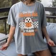 You Can't Scare Me I Teach Music Retro Teacher Halloween Women's Comfort Colors T-Shirt Gray