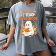 You Cant Scare Me I Teach Preschool Halloween Teacher Women's Comfort Colors T-Shirt Gray You Cant Scare Me I Teach Preschool Halloween Teacher Women's Comfort Colors T-Shirt Gray