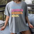 Capital Letters And Periods Bruh Teacher Bruh Teache Women's Comfort Colors T-Shirt Gray Capital Letters And Periods Bruh Teacher Bruh Teache Women's Comfort Colors T-Shirt Gray