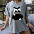 Carrot Teacher Matching Halloween Costume Women's Comfort Colors T-Shirt Gray