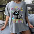 Cat Kitty I'm A Math Teacher Of Course I Have Problems Women's Comfort Colors T-Shirt Gray