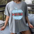 Chicago Flag Teacher School Cute Women's Comfort Colors T-Shirt Gray