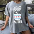 Chicago Teachers Matter Support Union Education Red For Ed Raglan Baseball Tee Women's Comfort Colors T-Shirt Gray Chicago Teachers Matter Support Union Education Red For Ed Raglan Baseball Tee Women's Comfort Colors T-Shirt Gray