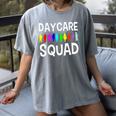 Childcare Daycare Squad Daycare Teacher Men Women Women's Comfort Colors T-Shirt Gray Childcare Daycare Squad Daycare Teacher Men Women Women's Comfort Colors T-Shirt Gray
