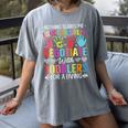 Childcare Teacher Negotiate With Toddlers Daycare Provider Men Women Girls Kids Women's Comfort Colors T-Shirt Gray
