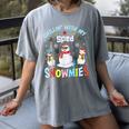 Chillin With My Sped Snowmies Teacher Student Christmas Women's Comfort Colors T-Shirt Gray Chillin With My Sped Snowmies Teacher Student Christmas Women's Comfort Colors T-Shirt Gray