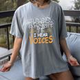 Choir Teacher I Hear Voices Chorister Church Choral Music Women's Comfort Colors T-Shirt Gray Choir Teacher I Hear Voices Chorister Church Choral Music Women's Comfort Colors T-Shirt Gray