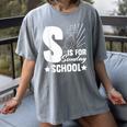 Christian Teacher S Is For Sunday School Essentials Women's Comfort Colors T-Shirt Gray Christian Teacher S Is For Sunday School Essentials Women's Comfort Colors T-Shirt Gray