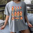 Christmas Math Teacher Equation Gingerbread With Santa Hat Men Women Women's Comfort Colors T-Shirt Gray Christmas Math Teacher Equation Gingerbread With Santa Hat Men Women Women's Comfort Colors T-Shirt Gray