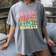 This Is My Circus And These Are My Monkeys School Teacher Women's Comfort Colors T-Shirt Gray This Is My Circus And These Are My Monkeys School Teacher Women's Comfort Colors T-Shirt Gray