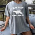 Civil War It Was A Blast History Teacher T-Shirt Women's Comfort Colors T-Shirt Gray Civil War It Was A Blast History Teacher T-Shirt Women's Comfort Colors T-Shirt Gray