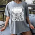 Composition Notebook Matching Group Halloween Teachers Women's Comfort Colors T-Shirt Gray