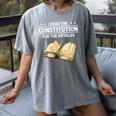 Cool History Teacher Read The Constitution For The Articles Women's Comfort Colors T-Shirt Gray
