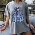 Coquette Bow Book Tree Merry Christmas Xmas Teacher Holiday Women's Comfort Colors T-Shirt Gray Coquette Bow Book Tree Merry Christmas Xmas Teacher Holiday Women's Comfort Colors T-Shirt Gray