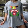 Crayon Box Fun Teacher Student Crayon Squad Halloween 2022 Women's Comfort Colors T-Shirt Gray Crayon Box Fun Teacher Student Crayon Squad Halloween 2022 Women's Comfort Colors T-Shirt Gray