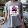 CTE Teacher In October We Wear Pink Breast Cancer Awareness Women's Comfort Colors T-Shirt Gray CTE Teacher In October We Wear Pink Breast Cancer Awareness Women's Comfort Colors T-Shirt Gray