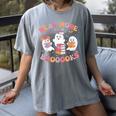 Cute Ghost Book Read More Books Teachers Halloween Women's Comfort Colors T-Shirt Gray Cute Ghost Book Read More Books Teachers Halloween Women's Comfort Colors T-Shirt Gray