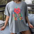 Cute Maestra Teacher Women's Comfort Colors T-Shirt Gray Cute Maestra Teacher Women's Comfort Colors T-Shirt Gray