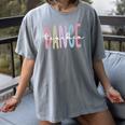 Dance Teacher Appreciation Dance Instructor Dancing Teacher Women's Comfort Colors T-Shirt Gray
