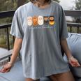 Daycare Teacher Halloween Infant Squad Spooky Childcare Fall Women's Comfort Colors T-Shirt Gray