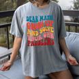 Dear Math Grow Up And Solve Your Own Problems Teens Teacher Women's Comfort Colors T-Shirt Gray