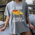 I Dig Kindergarten Student Teacher Construction First Day Women's Comfort Colors T-Shirt Gray I Dig Kindergarten Student Teacher Construction First Day Women's Comfort Colors T-Shirt Gray