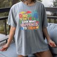 Dinosaurs Didnt Read Look What Happened To Them Cute Teacher Women's Comfort Colors T-Shirt Gray Dinosaurs Didnt Read Look What Happened To Them Cute Teacher Women's Comfort Colors T-Shirt Gray