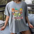 Dinosaurs Didnt Read Look What Happened To Them Teacher Women's Comfort Colors T-Shirt Gray