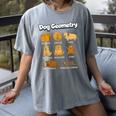 Dog Geometry Math Teacher Back To School STEM Humor Women's Comfort Colors T-Shirt Gray Dog Geometry Math Teacher Back To School STEM Humor Women's Comfort Colors T-Shirt Gray