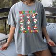 What Are We Doing Today PE Teacher Snowman Christmas Women's Comfort Colors T-Shirt Gray What Are We Doing Today PE Teacher Snowman Christmas Women's Comfort Colors T-Shirt Gray