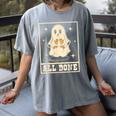 All Done Sign Language Ghost Speech Pathology Teacher Women's Comfort Colors T-Shirt Gray